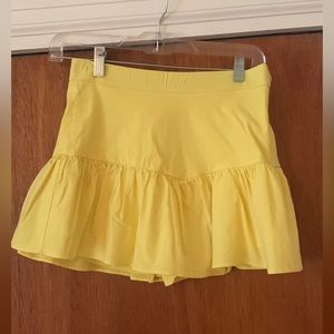 Zara yellow skort